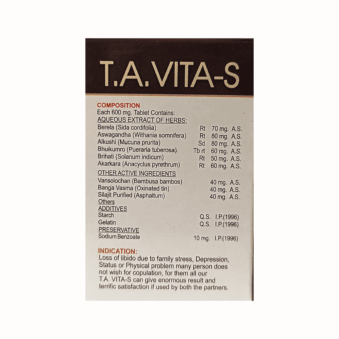 T.A VITA - S 30 TABLET (PACK OF 2)