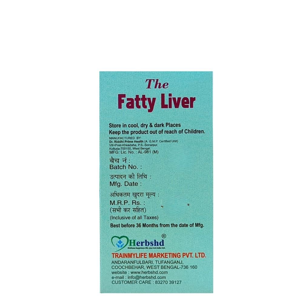 The Fatty Liver capsule For liver disease