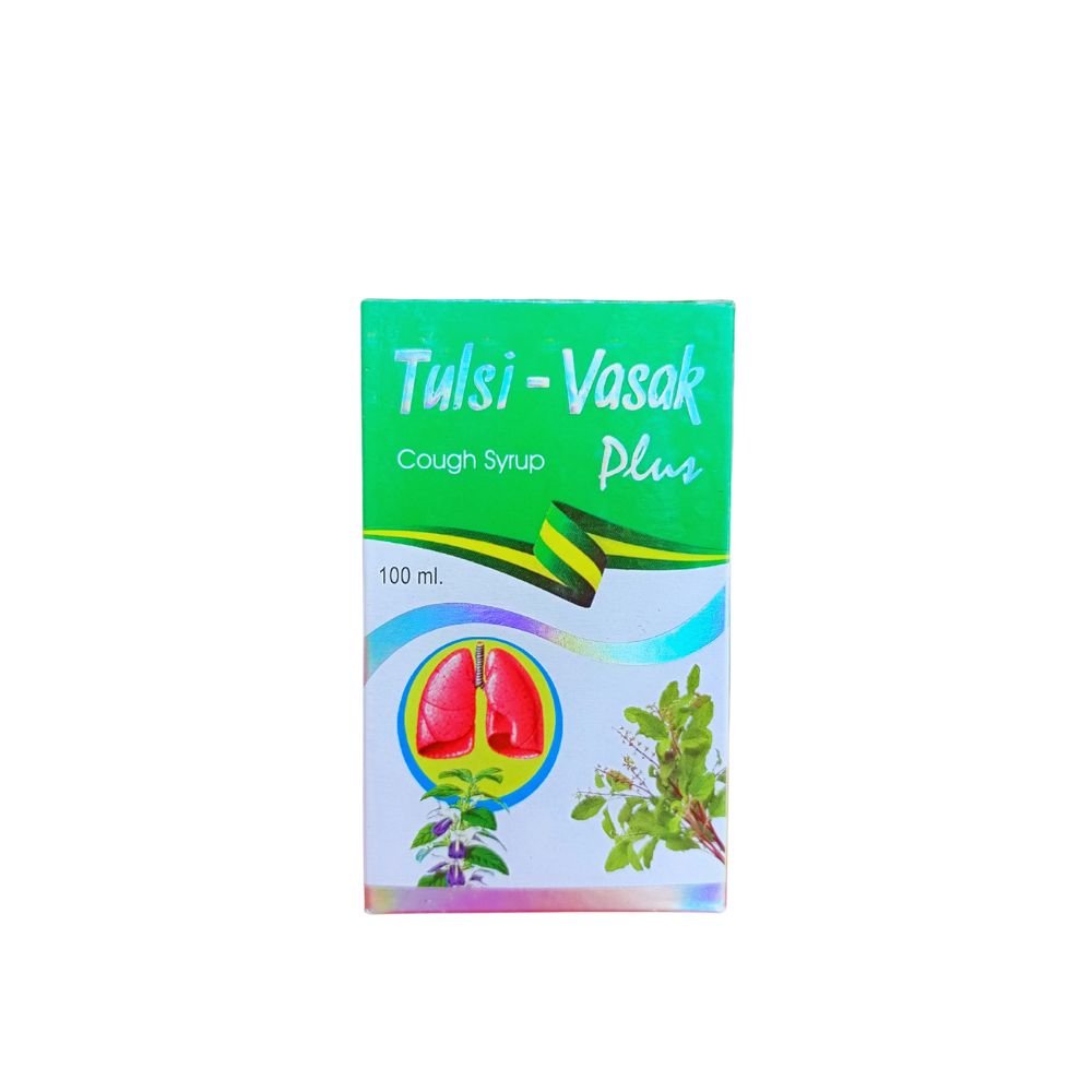 Tulsi - Vasak Plus Syrup 100ml. (pack of 3)