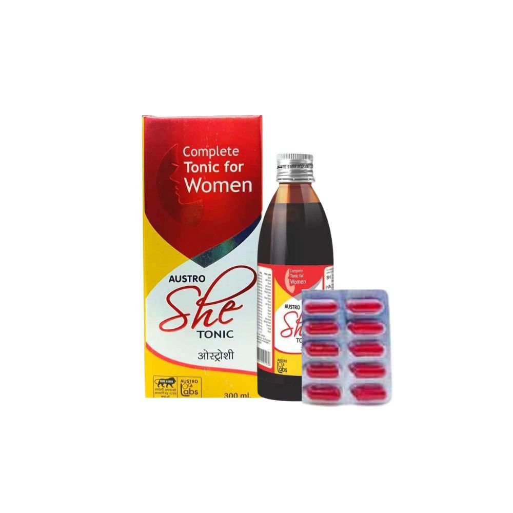 Women's Health Austro She Tonic 300ml & Capsule (pack of 2)