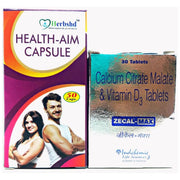 Zecal - Max tablet & Health ami capsule (combo pack)