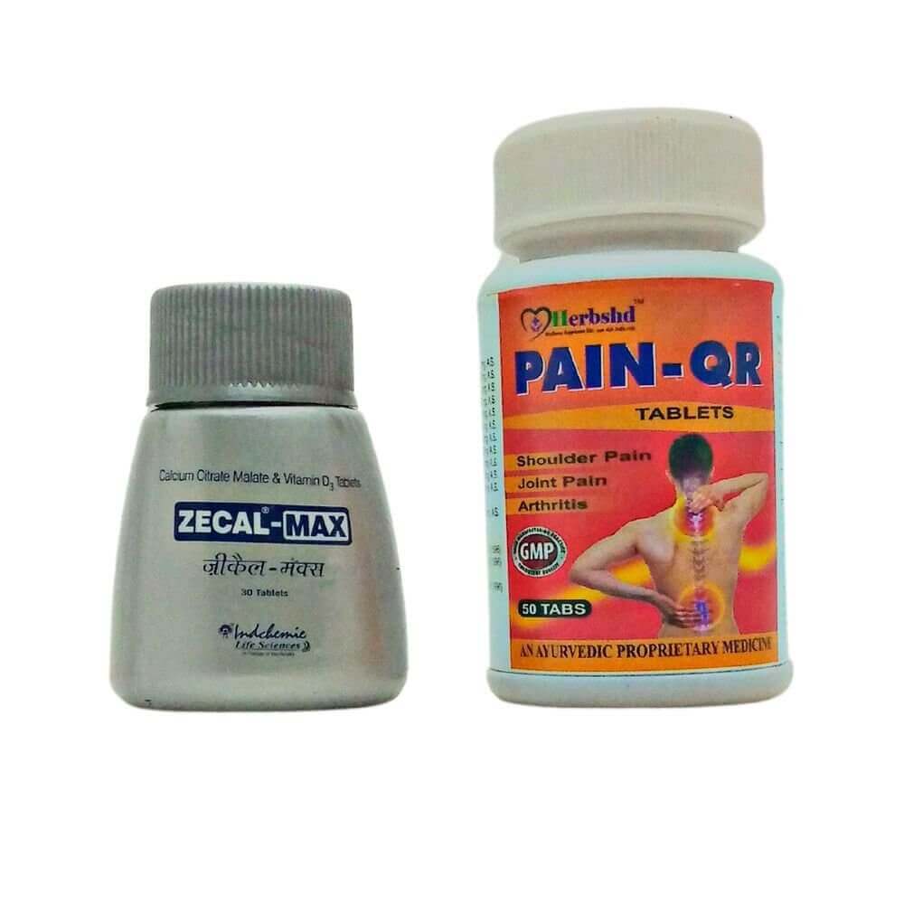 Zecal - Max Tablets & Pain - QR Tablet (Combo pack).